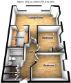 Floorplan of Longmarsh Lane, West Thamesmead, London, SE28 0LS